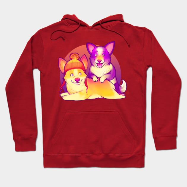 Cunning Corgis Hoodie by MeganLara